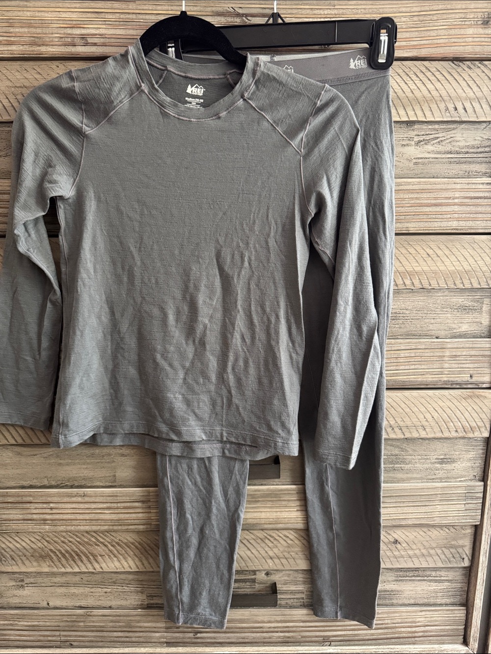 REI Co-Op Kids 100% Merino Wool Base Layer Set